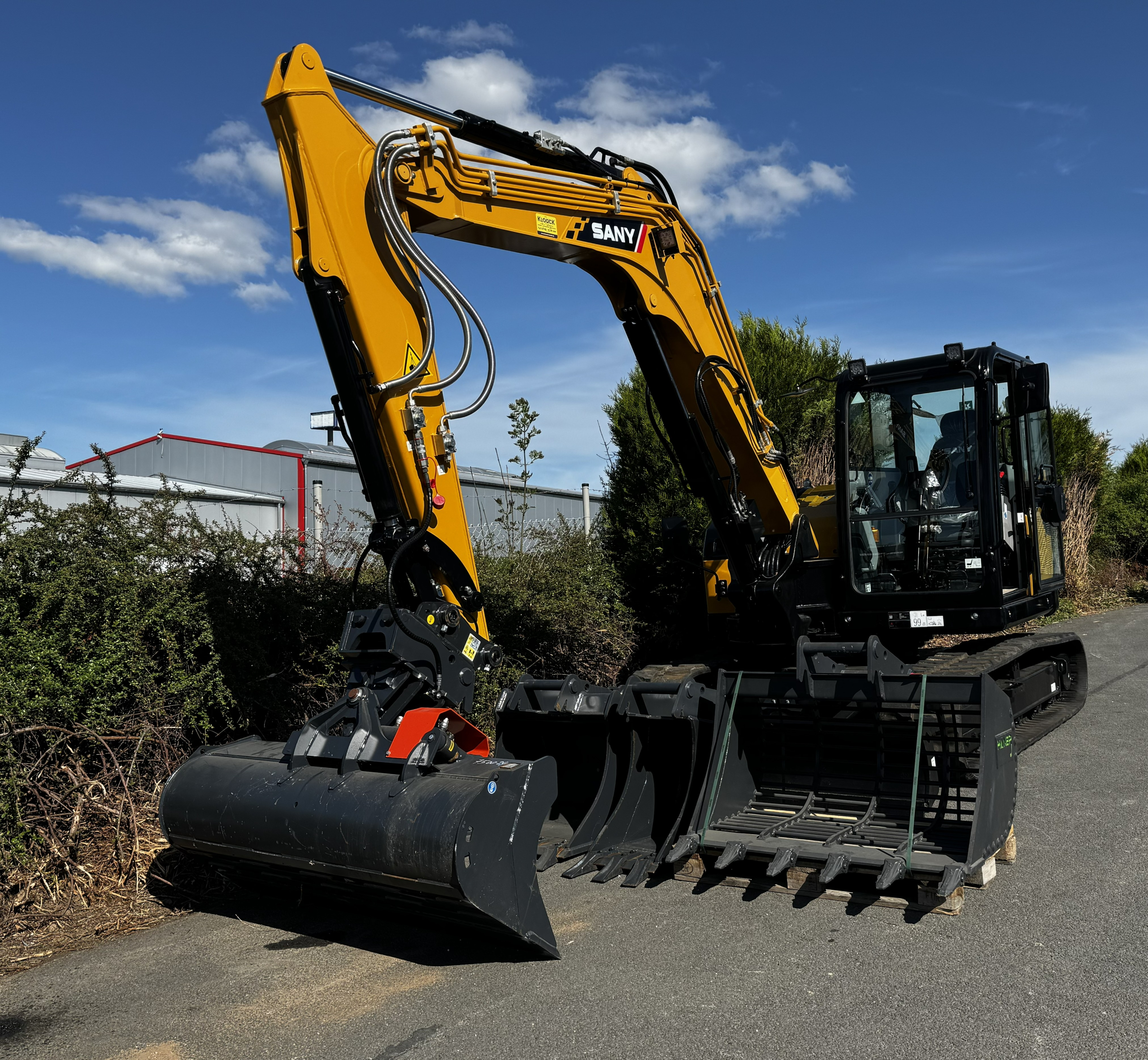 Sany SY80 U Kurzheckbagger 8,8 t Kompaktbagger Neumaschine Baujahr 2024 mit 5 Jahren Garantie ohne Ausrüstung – Bild 13