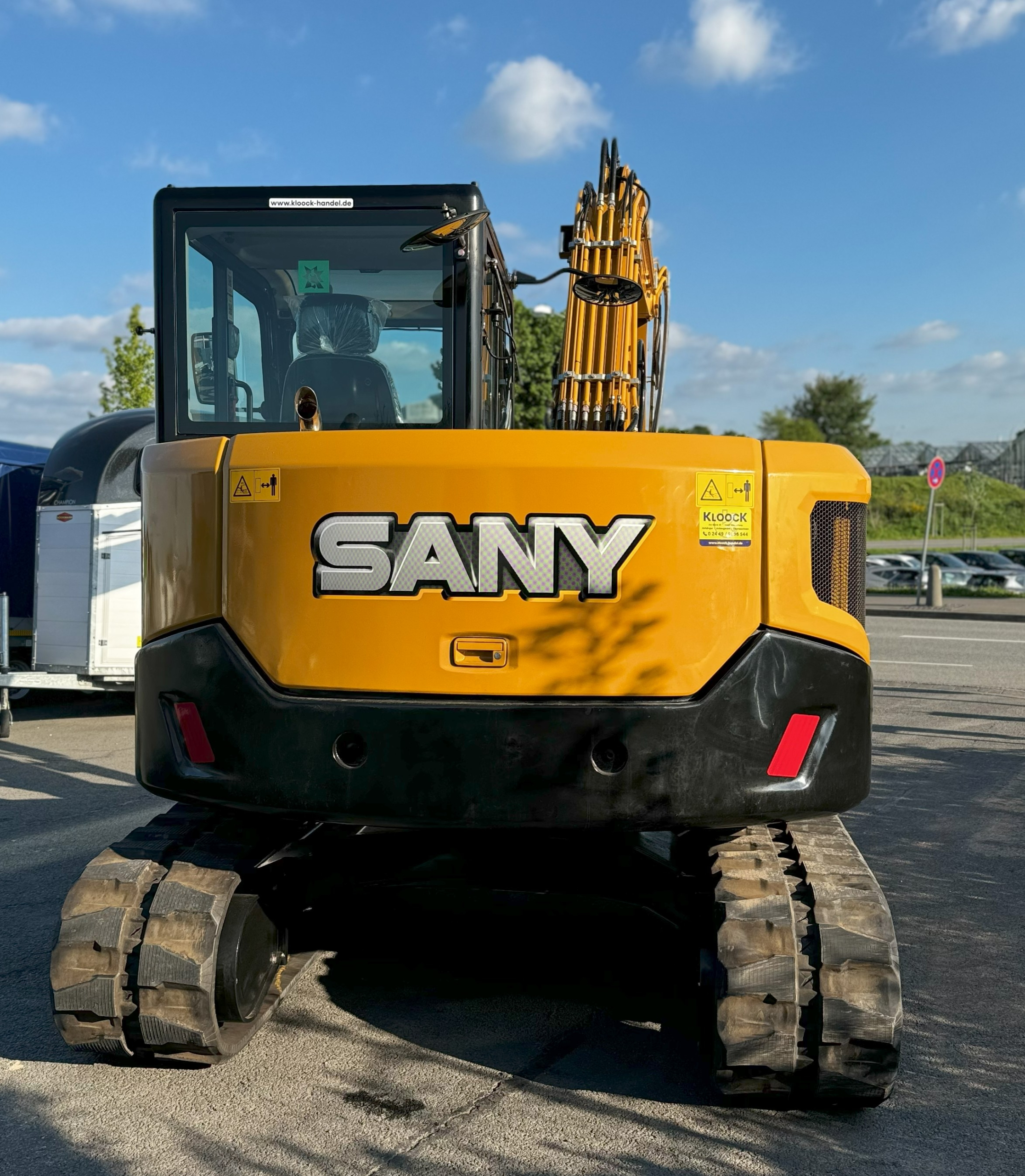 Sany SY80 U Kurzheckbagger 8,8 t Kompaktbagger Neumaschine Baujahr 2024 mit 5 Jahren Garantie ohne Ausrüstung – Bild 10