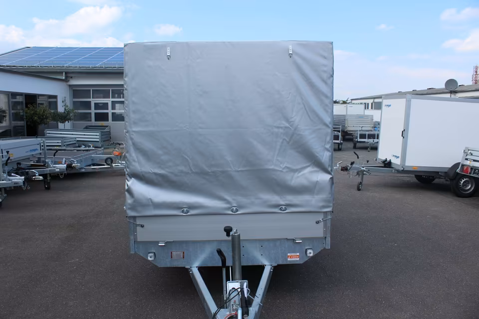 Eduard Hochlader 2000Kg 3116-4-P3-2072 Lfh.72cm 30cm Bordwände mit Hochplane Creme LH 160cm – Bild 3